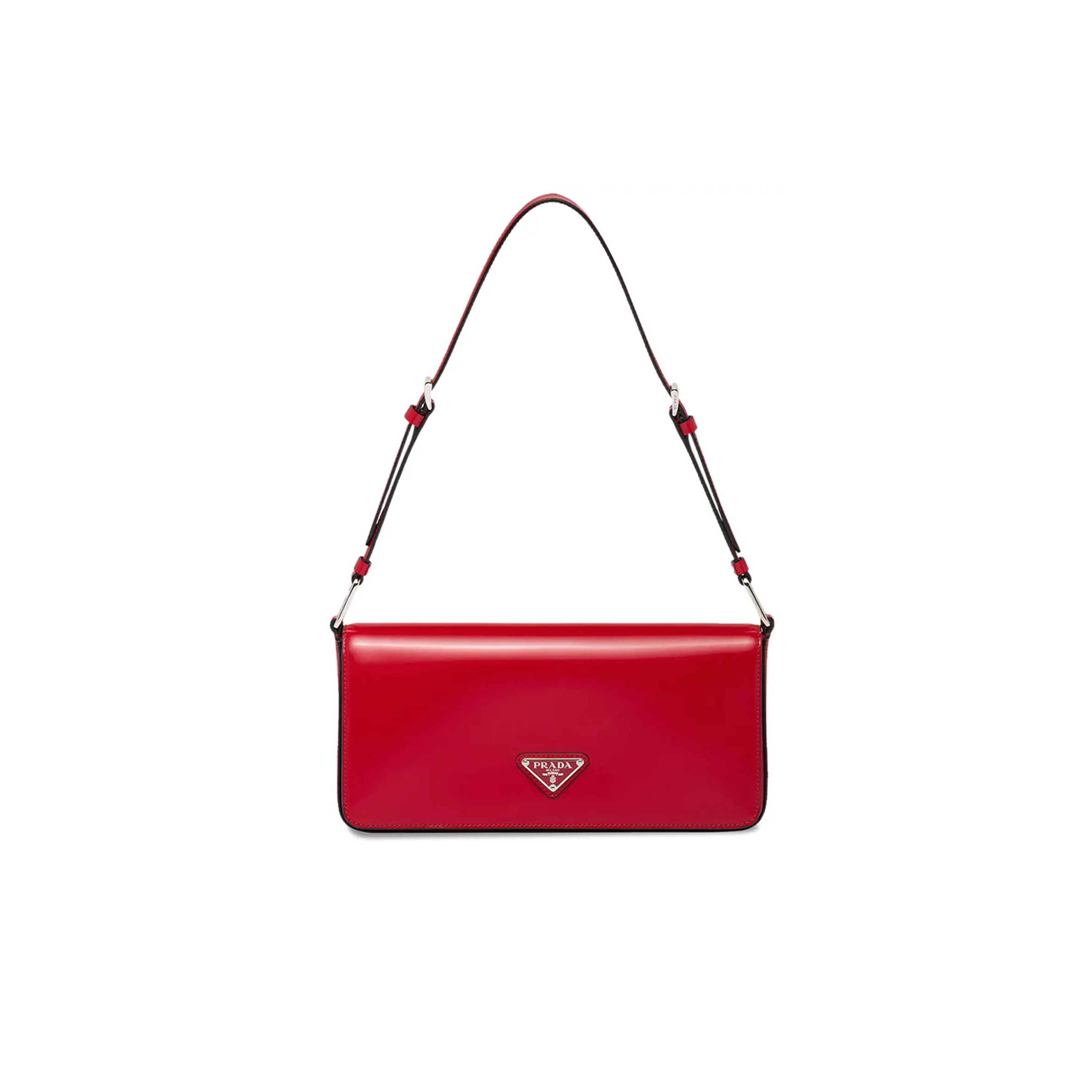 PRADA BRUSHED LEATHER FEMME BAG 1BD323 (26*12*4.8cm)